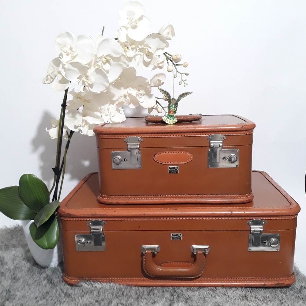 Vintage Retro Balkan Aero-Light Luggage Suitcase H